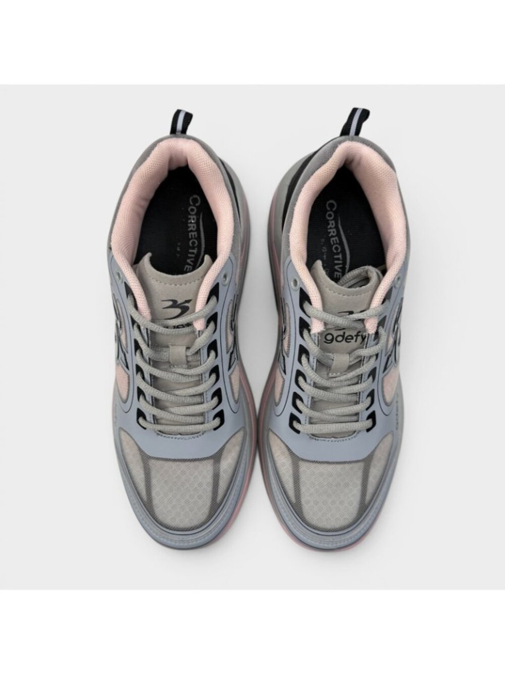 Gravity Defyer G-Defy ION Womens 9.5 Gray Pink Walking Shoes TB9022FGP Sneaker - Picture 14 of 16